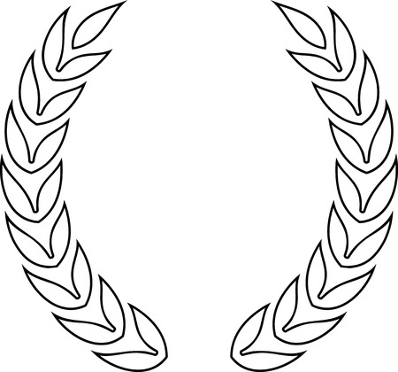Vector Laurel Wreathのイラスト素材