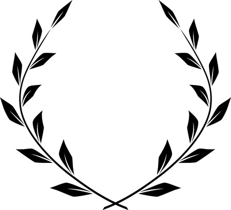 Vector Laurel Wreathのイラスト素材