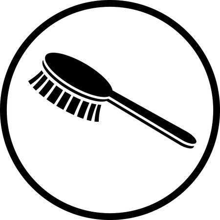 Brush fetlock vector iconのイラスト素材