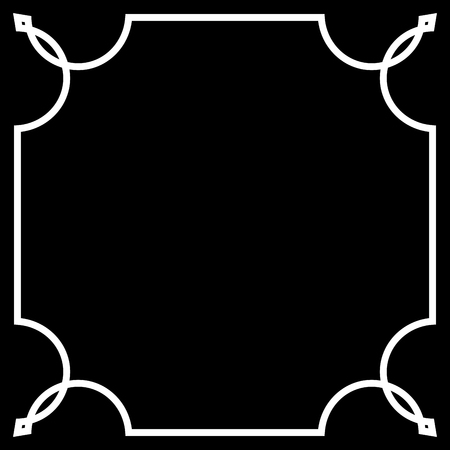 Frame Vector Square Tileのイラスト素材