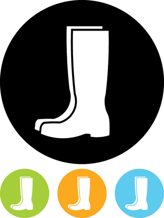 Boot vector iconのイラスト素材