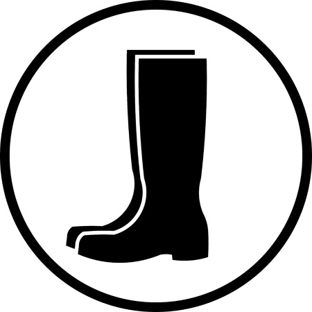 Boot vector iconのイラスト素材