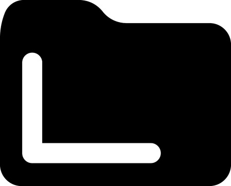 Folder - Vector icon isolatedのイラスト素材