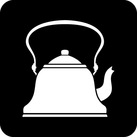 Teapot - Vector icon isolatedのイラスト素材