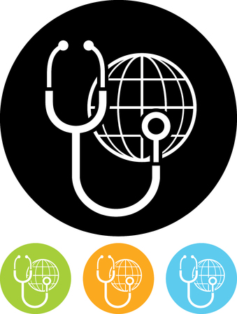 World healthcare vector iconのイラスト素材