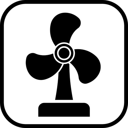 Electric fan vector iconのイラスト素材