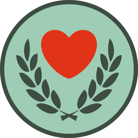 Human heart health vector iconのイラスト素材