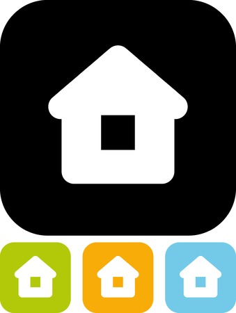 House - Vector icon isolatedのイラスト素材