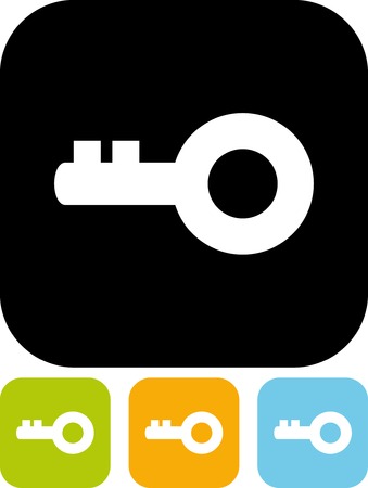 Key - Vector icon isolatedのイラスト素材