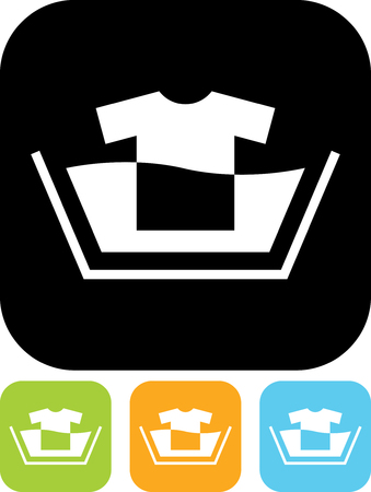 Clothes laundry - Vector icon isolatedのイラスト素材