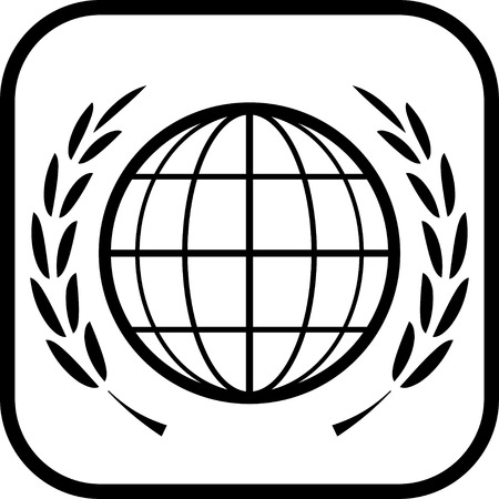 Peace on Earth symbol vector iconのイラスト素材