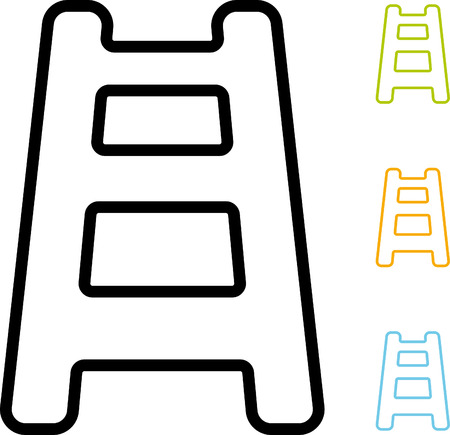 Ladder - Vector icon isolatedのイラスト素材