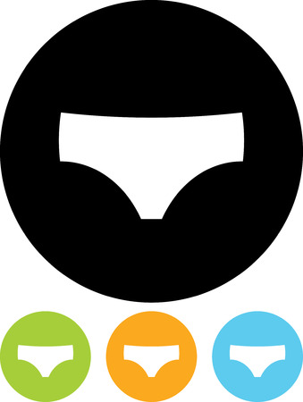 Underpants. Swimming trunks - Vector icon isolatedのイラスト素材