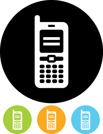 Vector icon - Cell phoneのイラスト素材