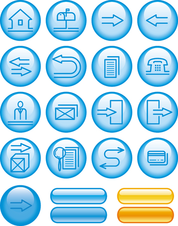 Web icons vectorのイラスト素材