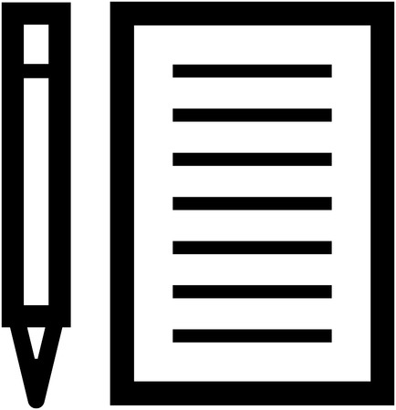 Document and penのイラスト素材