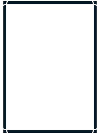 Frame border line page vector vintage simpleのイラスト素材