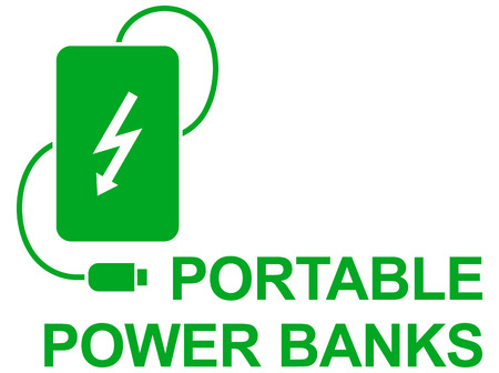 Power bank simple  UI icon  designのイラスト素材