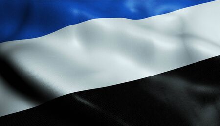 3D Waving Colombia City Flag of Cicuco Closeup Viewの写真素材