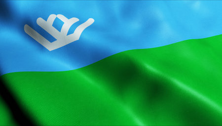 Federal subjects of Russia flag of Khanty Mansi Autonomous Okrug
