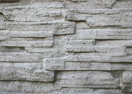 texture of a gray stone cement wallの写真素材