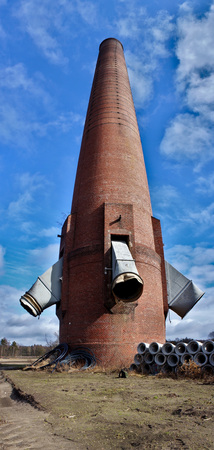 Huge chimney panorma