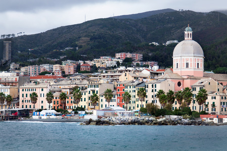 View of Pegli - Genoa (IT)の写真素材