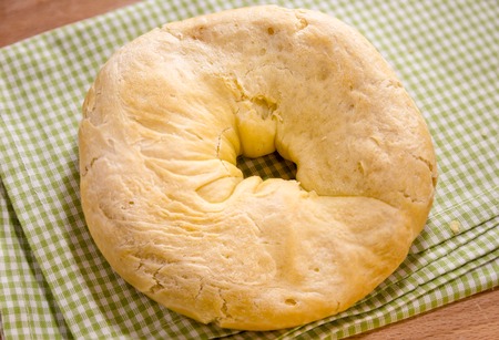 Homemade frisella closeup - from the Neapolitan tradition (Naples, Italy)の写真素材