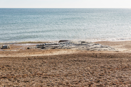 Beach and Sea - Brook Bay, Isle of Wightの写真素材