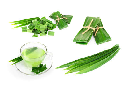 Set of Butternut squash with sliced isolated on white background, food healthy conceptの写真素材