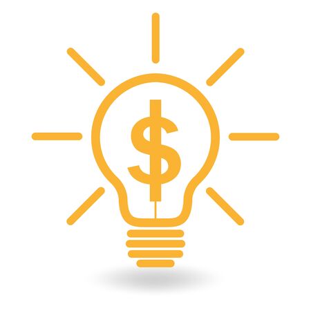 Idea to make money vectorのイラスト素材