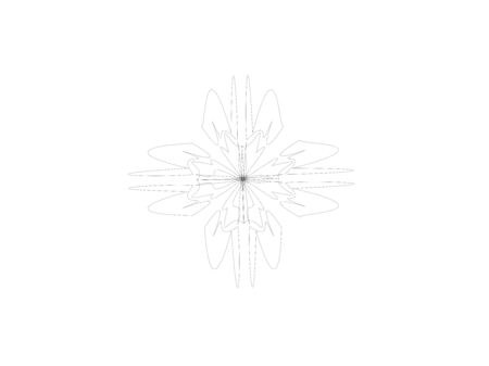 Seamless pattern design with floral background elements, gray ornamentsのイラスト素材