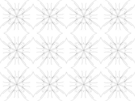 Seamless pattern design with floral background elements, beautiful ornamentsのイラスト素材