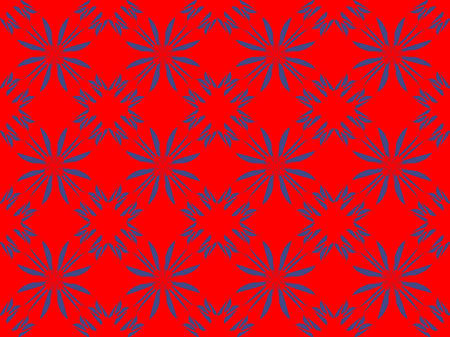 Seamless pattern design with floral background elements, beautiful ornamentsのイラスト素材