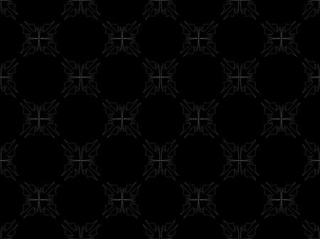Seamless pattern design with floral background elements, beautiful ornamentsのイラスト素材