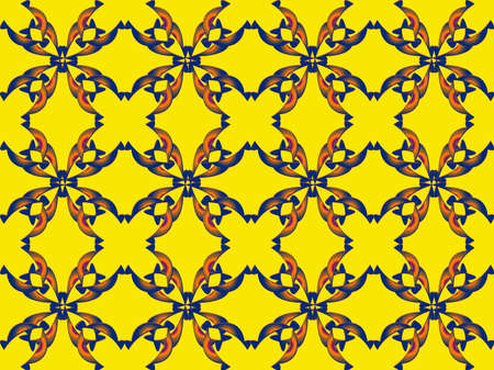 Seamless pattern design with floral background elements, beautiful ornamentsのイラスト素材