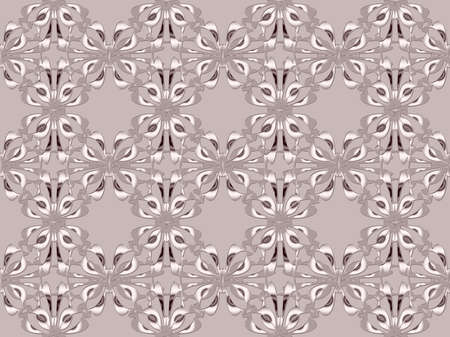 Seamless pattern design with floral background elements, beautiful ornamentsのイラスト素材