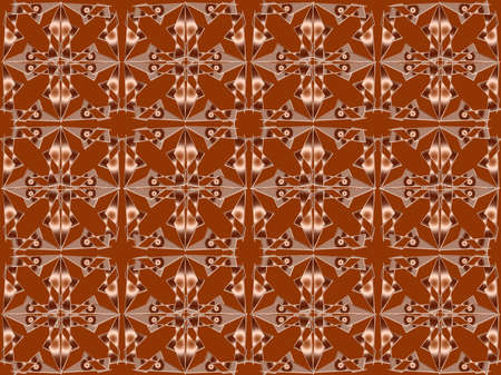 Seamless pattern design with floral background elements, beautiful ornamentsのイラスト素材