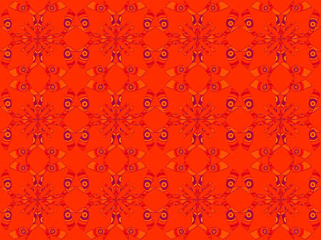 Seamless pattern design with floral background elements, beautiful ornaments