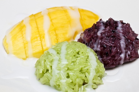 Mango and Sticky Rice の写真素材