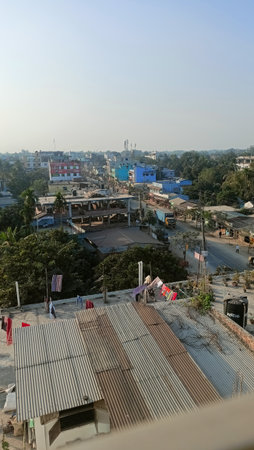 View of Kolkata. Kolkata is the capital and largest city of the state of West Bengal.の写真素材