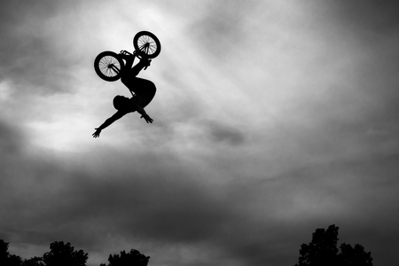 freestyle bikeの写真素材
