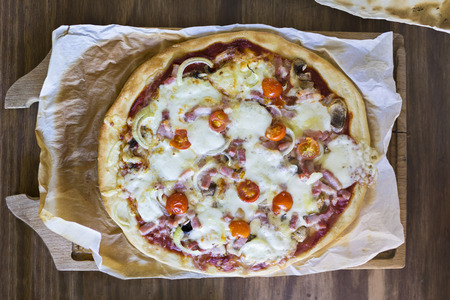 Homemade pizzaの写真素材