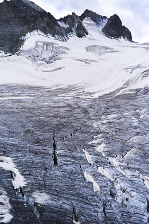 French Alps Glacierの写真素材