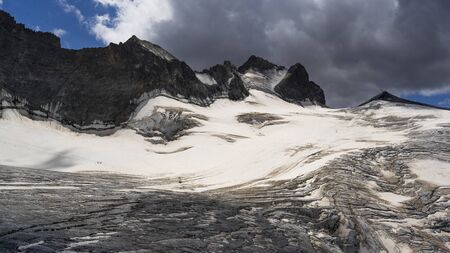 French Alps Glacierの写真素材