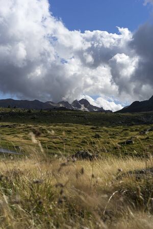 Mountains. landscape. French Alpsの写真素材
