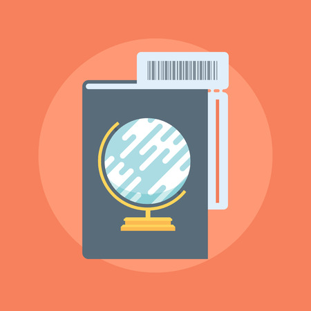 International Business Flat style, colorful, vector icon for info graphics, websites, mobile and print media.のイラスト素材