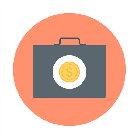 Budget management, business, commerce theme, flat style, colorful, vector icon set for info graphics, websites, mobile and print media.のイラスト素材