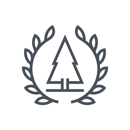 Environmental law icon suitable for info graphics, websites and print media and  interfaces. Line vector icon. Human face, head, line vector icon.のイラスト素材