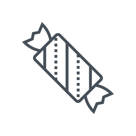 Candy icon suitable for info graphics, websites and print media and  interfaces. Line vector icon.のイラスト素材